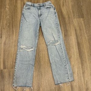 Distressed Blue Women's Jeans
